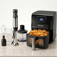 KIT AIR FRYER 4,5L DIGITAL E MIXER COMPLETO