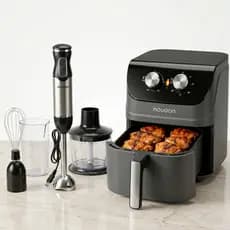 KIT AIR FRYER 4,5L ANALÓGICA E MIXER COMPLETO