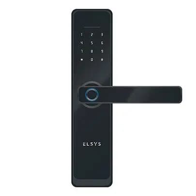 Fechadura Digital Biometria Senha de Embutir WI-FI App Elsys