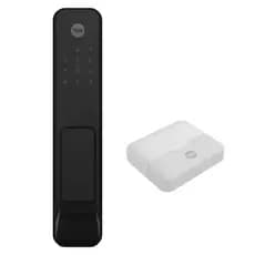 Combo Fechadura Digital Solis Biométrica Senha E Cartão Yale