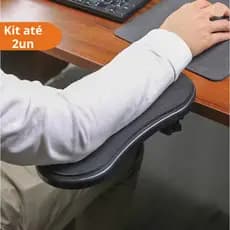 Kit Apoio Ergonômico Antebraço Mesa Notebook Suporte Punho 1 ou 2 Unidades