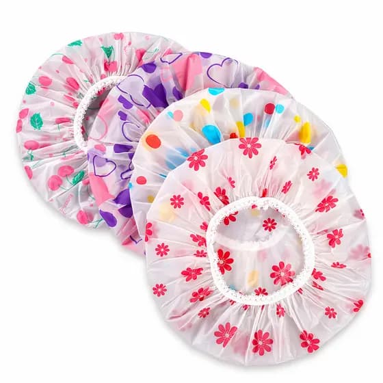 Toucas Banho Impermeáveis Elástico Hidratação Tintura Estampas Kit 1 3 6 ou 9