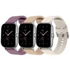 Pulseira de 20mm para Smartwatch Amazfit  GTS 4/3/2 Bip 3 Pro / Bip U Pro / GTR MINI Silicone