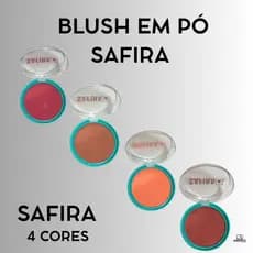 BLUSH EM PÓ SAFIRA - 4 CORES