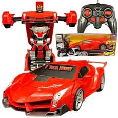 Carro com Controle Remoto Transforma Vira Robo  Car Transformers