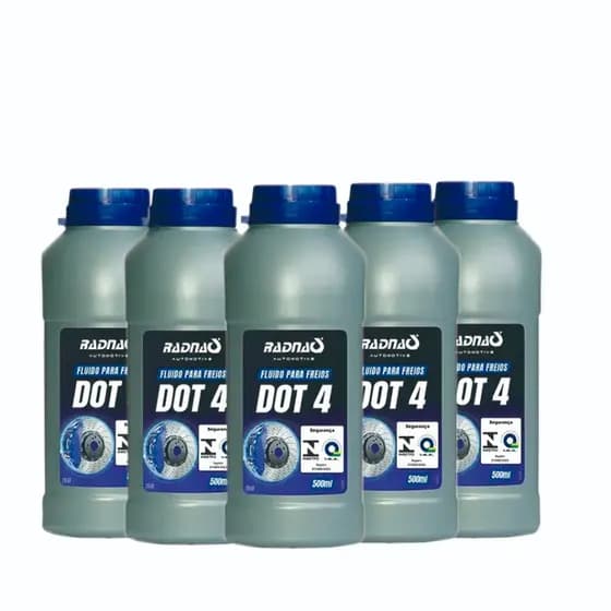 Kit 5 Fluídos De Freio Original 500ml Dot 4
