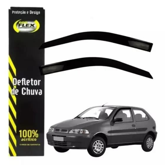 Calha De Chuva Fiat Palio 1996/2011 2 Portas Ecoflex