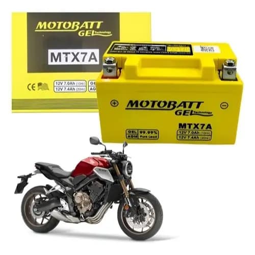 Motobatt – Gel – MTX7A – 7 Ah (YTX7A-BS)