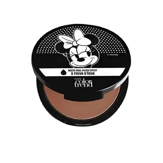 Avon Pó Compacto Facial À Prova Dágua Matte Disney 412Q 8g