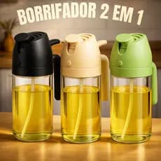 borrifador azeite óleo vinagre 2 em 1 spray vidro 450ml dispenser spray Pulverizador galheteiro dosador cozinha