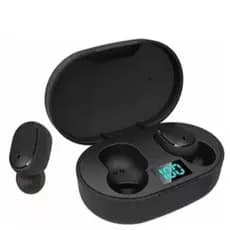 KIT 10 FONES De Ouvido Sem Fio E6s Bluetooth 5.0 Tws Pret COM VISORMY