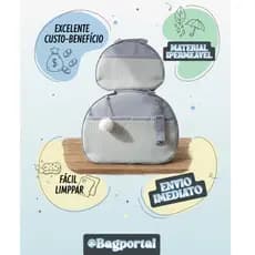 👜 Bolsa Maternidade Listrada – Kit com 2 peças (G e M)