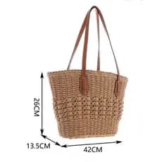 Bolsa de palha de grande capacidade para férias ,praia, nova moda bolsa de ombro