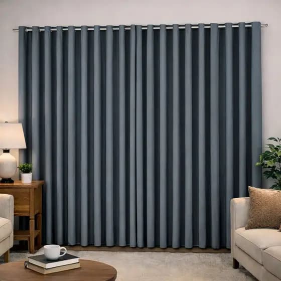 Cortina Blackout Em Tecido Grosso Para Quarto, Sala, escritório - Corta Luz 2,80 x 1,70 ( L x A )
