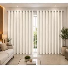 Cortina Blackout Corta Luz 100% 4m x 2,70m Largura Com Ilhós Cromado Sala, Quarto e Escritório Premium - Envio Rápido