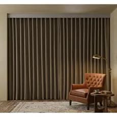 Cortina Trilho Suíço 5,00x2,80 Blackout Tecido Corta Luz