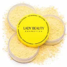 Kit 3/5/10 Pó Banana Lady Beauty Alta Fixação Maquiagem Profissional - Envio Imediato