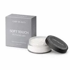 Pó Translúcido Lady Beauty Soft Touch 12g Aveludado Controle Oleosidade HD Alta Fixação