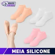 2 Pcs Meias De Silicone Para O Cuidado Dos Pés Gel Hidratante Anti-Rachaduras Removedor De Pele Morta