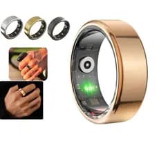 Smart Ring R06 Lançamento, Anel Inteligente em Aço, A Prova D'Agua