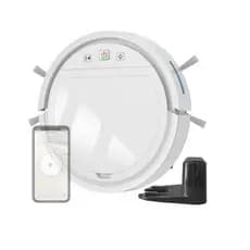 Robô Aspirador 3 Em 1 Base Automático De Carga + Passa Pano