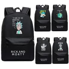 mochila Rick and Morty, Mochila escolar, kit mochila e estojo, Rick and morty, Rick e morty, mochila