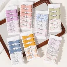 Cutebows 2/6 Pçs/set Novo Clipe De Borda De Couro De Alta Qualidade Grampo De Cabelo Para Meninas Crianças Laços Macaron