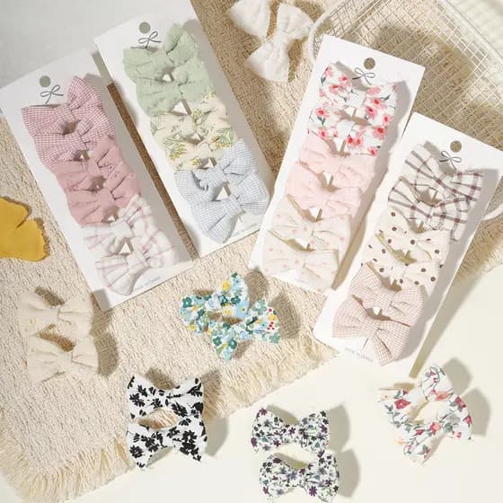 6 Pçs/set Doce Colorido Arco Acessório De Cabelo Presente , Adequado Para Meninas Com Padrões Bonitos E Estilo Infantil