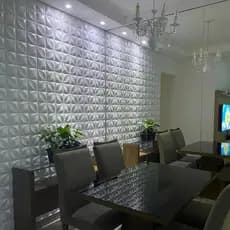 100 Placas PVC 3d Revestimento De Parede Decorativa 25 cm