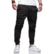Calças Jogger sarja  Masculina Com Punho Elástico envio imediato