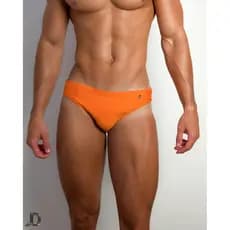 SUNGA MASCULINA SUPER SLIM DIABOY TEXTURIZADA LARANJA