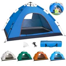 Barraca Monta Sozinha Camping 4 Pessoas Automática ou Manual Dobrável