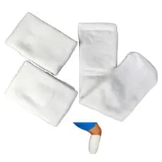 Kit 03 Meias Para Proteção Coto Amputados De Algodão