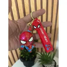 Chaveiro Homem Aranha 3D Premium Grande Emborrachado Colecionável Bolsas Mochilas Chaveiro grande brilhante