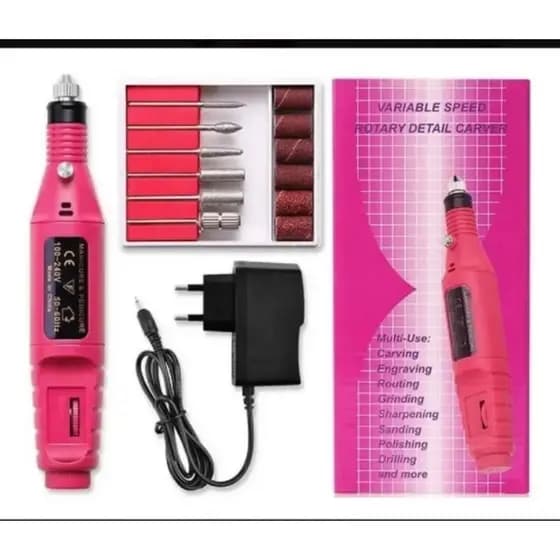 Lixadeira Elétrica para Unhas com Velocidade Ajustável e Design Ergonômico