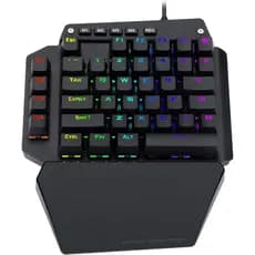 Teclado Mecânico de Uma Mão 44 Teclas RGB HotSwap para Jogos e Macros – E-YOOSO