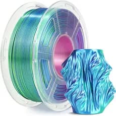 Filamento SUNLU PLA+ Silk 1kg 1.75mm Impressão 3D FDM (Mono/Bi/Tricor)