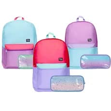 Mochila Bolsa Escolar Infantil Feminina + Estojo Kit mochila Infantil Menina