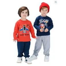 3x Blusa Camiseta Manga Longa  Infantil Masculino Inverno Frio