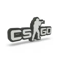 Letreiro Decoração Gamer CSGO - Counter Strike: Global Offensive
