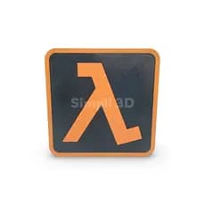 Placa Decoração Half Life