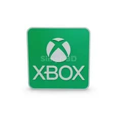 Letreiro Decoração Gamer Xbox
