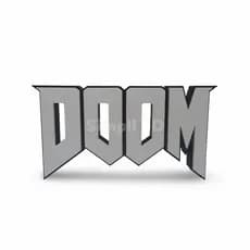 Decoração Gamer Logo DOOM