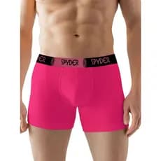 Kit 10 cuecas Boxer Adulto Masculino Spyder Rosa Box confortável Parada
