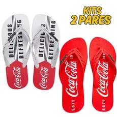 Kit Chinelo Masculino 2 Pares Super Macio Confortável Antiderrapante Leve Promoção Envio Rápido