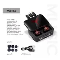 Fone De Ouvido Gamer S/fio Gamer Bluetooth Power M88 Plus -  Altomex - Panda