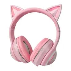 Fone De Ouvido Sem Fio Bluetooth Gatinho Com LED Eletromex EL-1506 - Panda