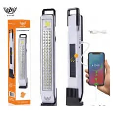 Luminária de Emergência LED AL-B1306 com Carregamento Solar e USB - Panda