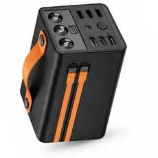 Power Bank Station de Alta Capacidade com Lanterna Turbo e Visor Digital EL-2982 Eletromex - Panda