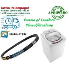 Correia Lavadora Brastemp Consul 5kg 6kg 7kg 8kg 9kg 10kg, Correia 3L 220